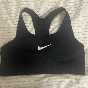 Black Nike sports bra